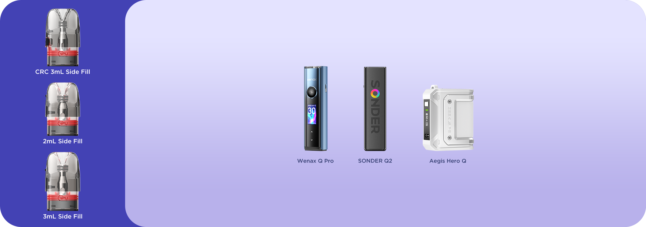 Q Cartridge Compatible 0.4Ω Pod