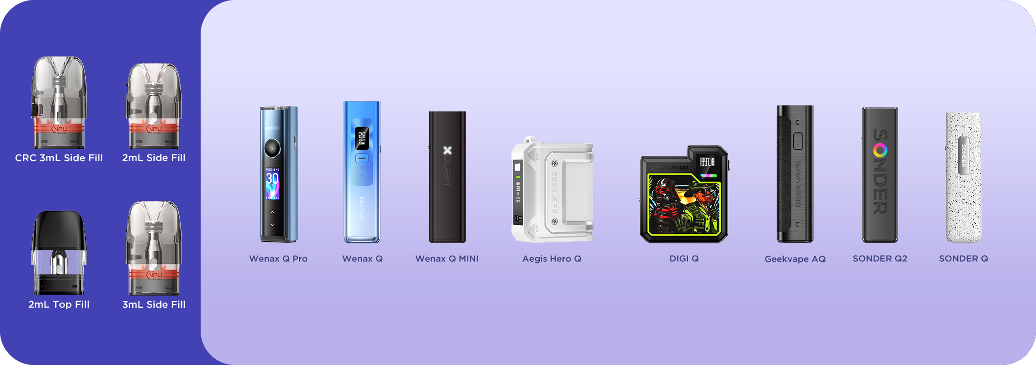 Q Cartridge Compatible 0.6Ω Pod